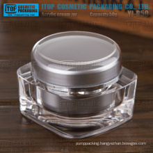 YJ-D50 50g factory direct sales wide application for cosmetics 50g square acrylic storage jar